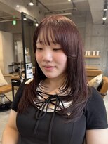 ラボヌールヘアーパルフェ 大宮西口店(La Bonheur hair parfait)&nbsp;ピンクラベンダー/ブリーチなしダブルカラー/レイヤーカット
