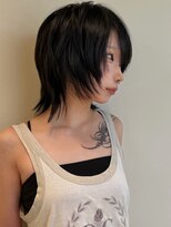 シティ オモテサンドウ(CITY omotesando)&nbsp;黒髪ショートウルフ×ハッシュカット