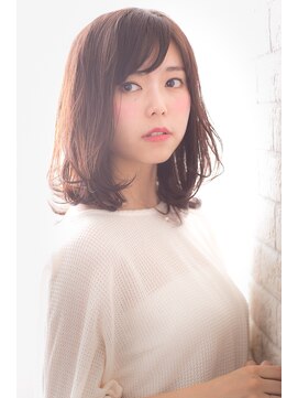 ソア 武蔵小杉(SOAR) ひし形小顔耳かけ大人かわいいくせ毛風グラマラスふわミディ