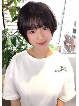 ジエクト 本店(The Ect) 【The Ect 心斎橋】ダブルバング×ナチュラルマッシュショート