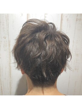 ブルー(BLUE) アッシュ×ベージュ