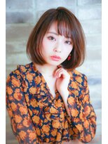 クロワ(croix) 【croix】ヌーディーロブ×似合わせカット