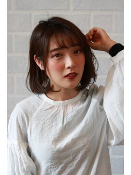 ブリーチ ラボ エーアイ 原宿店(BLEACH LABO Ai) 20代30代40代50代 色っぽふんわりショートの重軽ウェーブヘア♪