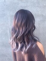 ユアーズ ヘア 恵比寿本店(youres hair)&nbsp;アメジストホワイトバレイヤージュ　　長山