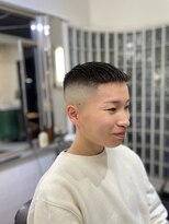 メリケンバーバーショップ フクオカ(MERICAN BARBERSHOP FUK)&nbsp;クロップスタイルS34