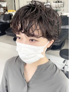 シック(sick) マッシュショート×パーマ【 今泉 sick 菅野 】