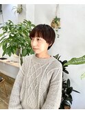 ワイドバングショート