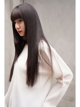 ダブル(W) 艶髪でストレートなヘルシースタイルに 自由が丘 MINA