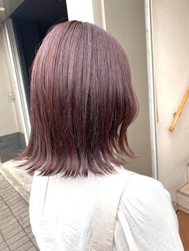 リリィ ヘアデザイン(LiLy hair design) Lily ミディアム/ピンクボブ