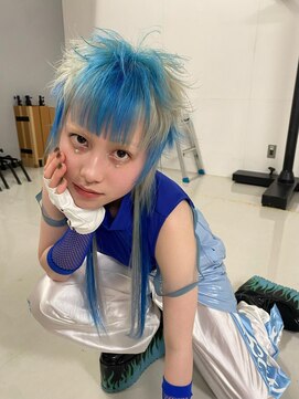 レコ 渋谷(LECO) y2k シャギーデザインウルフ