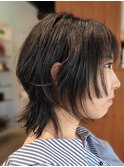 甘めウルフカット