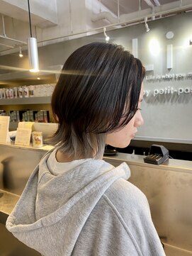 リトバイプティパ(Lit by petit-pas) ショートウルフ×インナーシルバー