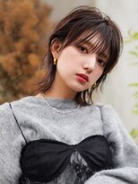 ギークス(GEEKS)&nbsp;【GEEKS渋谷】大人ウルフ/30代40代/くびれヘア/前髪あり/透明感