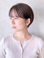 アルバム 池袋(ALBUM)&nbsp;秋色小顔オリーブカラーくすみベージュ_ba357831