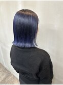 ▲ブリーチありグレーブルー