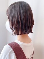 セイドット リー(Say. Ree)&nbsp;Say.ree  アースカラー くびれボブ 切りっぱなしボブ 韓国 原宿