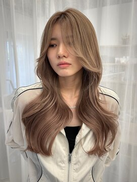 ハピネス 西大寺店(Happiness) ワンホンヘア/ヨシンモリ/韓国ロング/韓国巻き/レイヤーカット