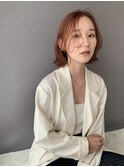 肩につかない長めのボブ*レイヤーボブ*外ハネボブ*顔周りカット