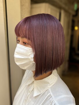 マセナ(Masena) カシスピンクバイオレッド×ぱつっもタッセルボブ