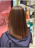 透明感ミルクティーアッシュベージュ