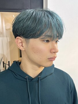 ベル 桑名(BHEL) 三重桑名ニュアンスパーマシースルーマッシュ緩めセンターパート