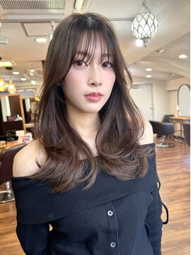 リコバイアフロート(riko by afloat) レイヤーカット/マロンベージュ/レイヤーロング韓国吉祥寺