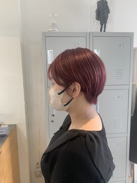 シュガール(Sugarlu) ピンクブラウン×コンパクトショート