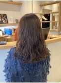 ふわふわウェーブパーマ