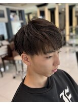 エアー 銀座タワー(AIR)&nbsp;マッシュ風/ツーブロック/黒髪/メンズカット