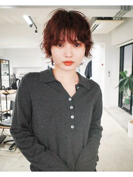 クード(cood) ショートウルフパーマ