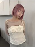 ホワイトグレージュピンクカラートリプルカラー学割表参道駅
