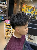 カーニー 上野(kearny)&nbsp;メンズショート/ツイストパーマ/ツイストスパイラルパーマ