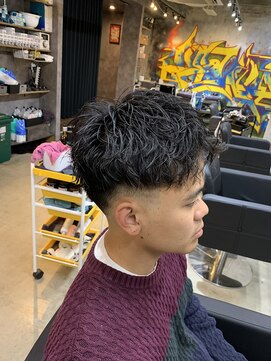 カーニー 上野(kearny) メンズショート/ツイストパーマ/ツイストスパイラルパーマ