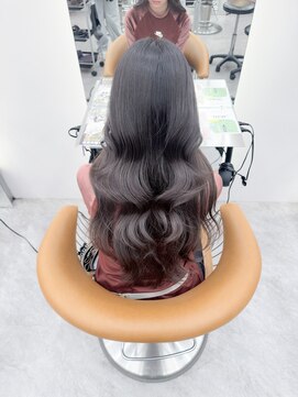 ロンド ブランシュ 錦糸町北口(Lond blanche) ブリーチなしチェリーブラウン髪質改善イルミナカラー韓国