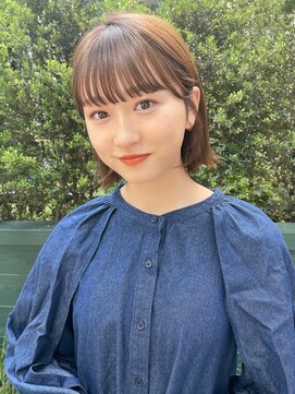 ビュートリアム265(BEAUTRIUM 265) ◎ボブ/切りっぱなしボブ/暗髪/艶カラー/髪質改善/秋カラー/前髪