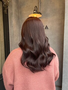 ネウィ 調布(newi) ロングレイヤーカット/美髪スタイル/艶ベージュ