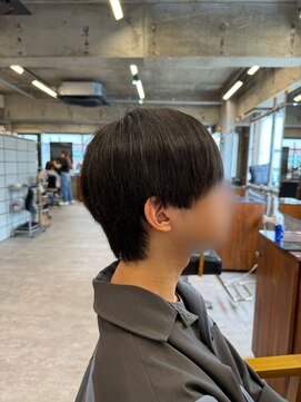 タメ(tame-) サーフカール/フェザーパーマ/ブルーブラック【都賀/メンズ】