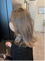 アレンヘアー 梅田店(ALLEN hair)&nbsp;ミルクティーベージュ/ダブルカラー/髪質改善トリートメント