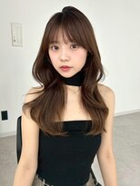 ユーフォリア 新宿通り(Euphoria) 韓国ヘア/顔周りレイヤー/くびれヘア/ブラウンカラー