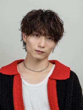 オーシャントーキョーオーバー 渋谷(OCEAN TOKYO OVER) シースルーラウンドマッシュフェザーシャドウパーマ