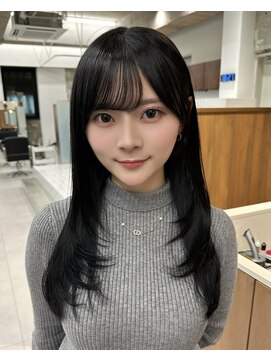 メラク(Merak) 《巻かない風》小顔見えNo.1！垢抜ける顔まわりレイヤーカット