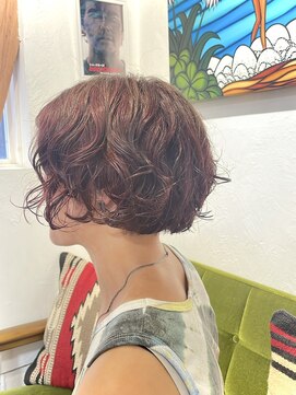 レットイット Letit ストロベリーブラウンボブ