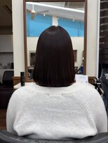 トップスタイル リッチ 顔周りレイヤーボブ