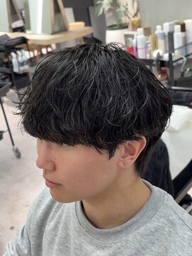 スイ 松戸(SUI) 綿貫航太◎シャドウパーマ/ルーズパーマ/メンズ/松戸