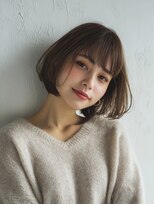 コトンアトリエ 人形町(COTON atelier)&nbsp;着物ヘア/大人ガーリー/ダークアッシュ/似合わせカット/人形町