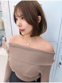 髪質改善/大人ガーリー/似合わせカット/ショートボブ前髪/仙台