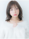 くすみカラーダークアッシュシャギーカットウルフW志木30代40代