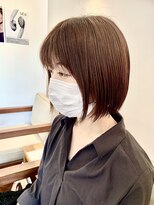 コンフィー(comfy)&nbsp;顎下ボブ×ナチュラルブラウン