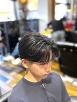 バーバーブロス(BAR BER bro's)&nbsp;浦安/メンズ/刈り上げセンターパート/リバースセンターパート