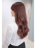 【☆トレンド◎ハイ透明が人気☆】ブリーチなしダブルカラー+カット ¥11000